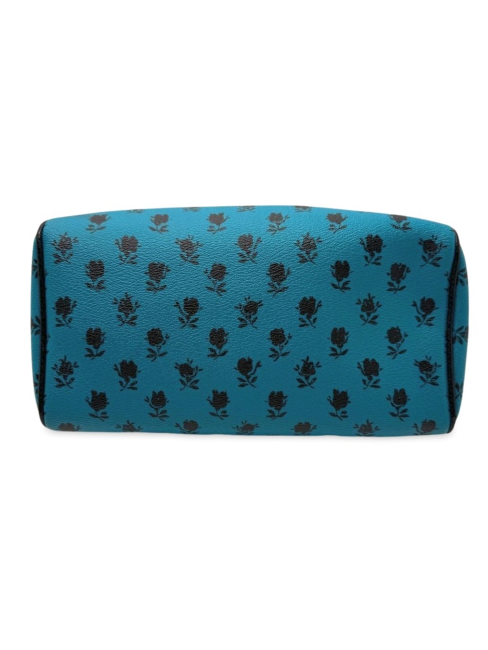 Coach Badlands Mini Bennett Satchel Blue Floral Print Leather Crossbody - Picture 6 of 15